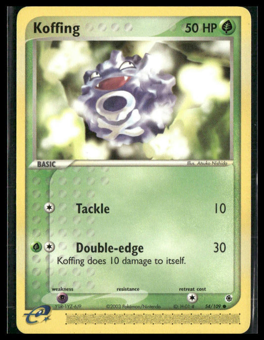 Koffing #54/109 Ruby and Sapphire LP