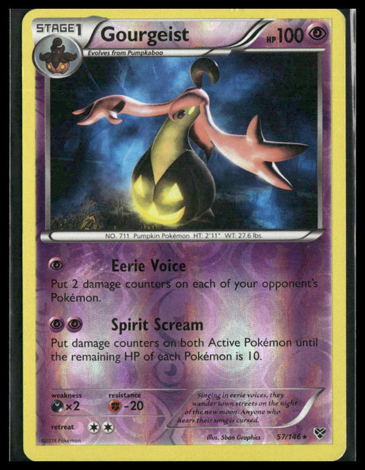 Gourgeist #57/146 Reverse Holo XY Base Set MP