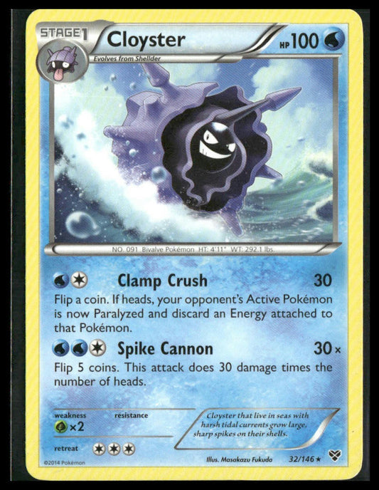 Cloyster #32/146 XY Base Set LP