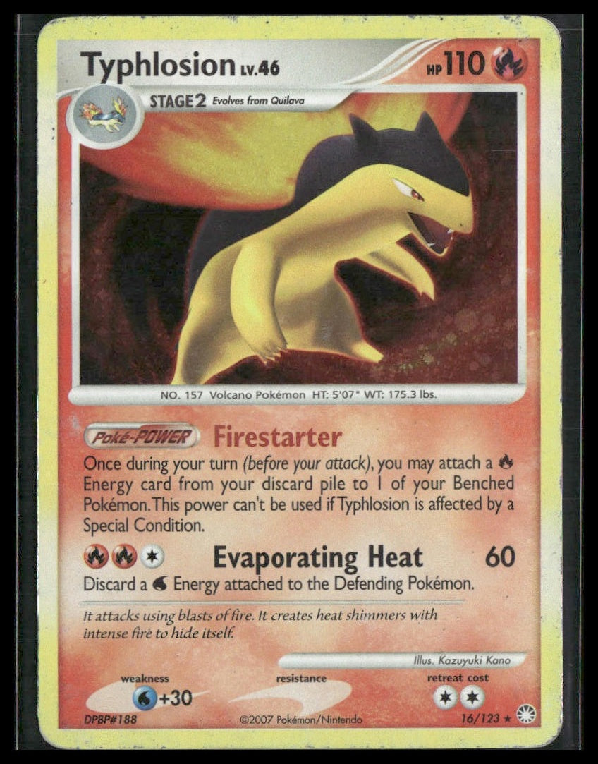 Typhlosion #16/123 Mysterious Treasures HP