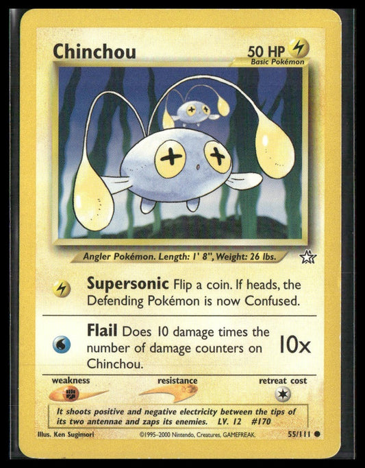 Chinchou #055/111 Neo Genesis LP/MP