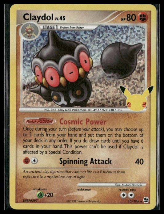 Claydol #15/106 Celebrations: Classic Collection NM