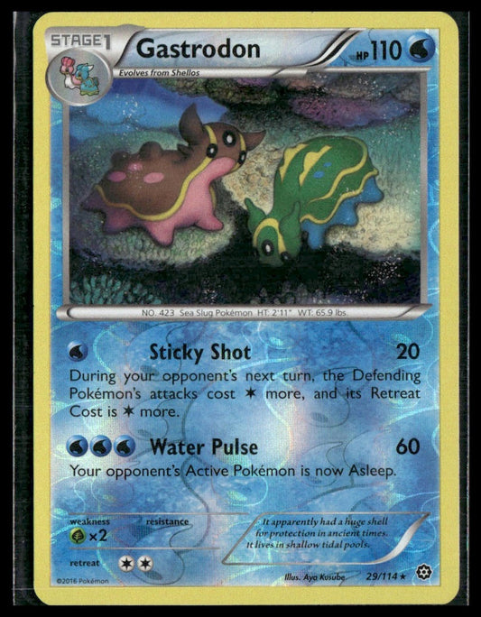 Gastrodon #29/114 Reverse Holo XY - Steam Siege LP