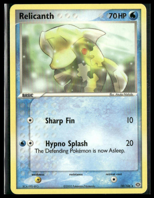 Relicanth #18/106 Emerald VLP