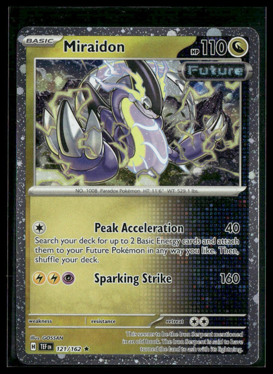 Miraidon #121/162 Cosmos Holo Temporal Forces NM