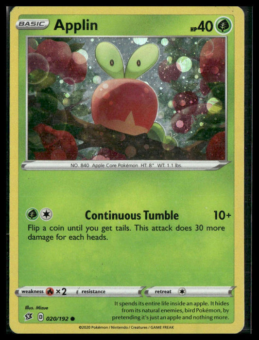 Applin #020/192 Cosmos Holo Rebel Clash LP