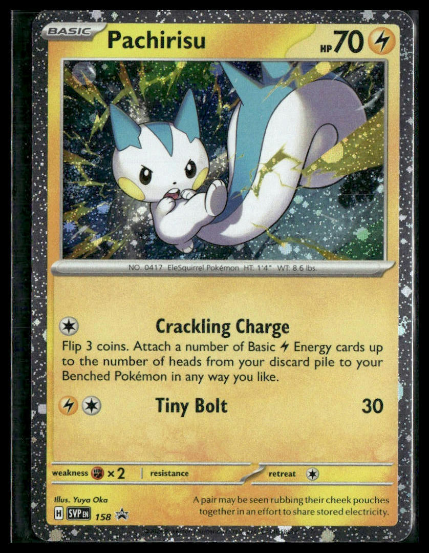 Pachirisu #158 Cosmos Holo Scarlet & Violet Promo Cards VLP