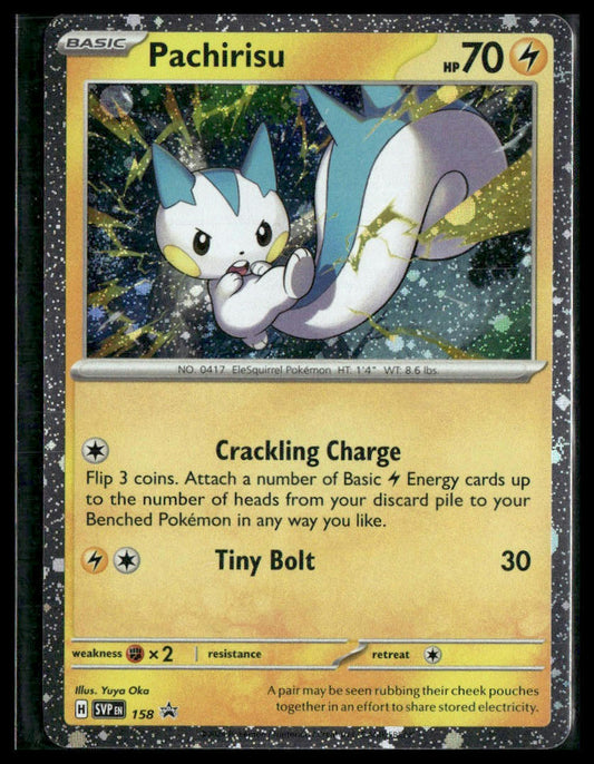 Pachirisu #158 Cosmos Holo Scarlet & Violet Promo Cards VLP