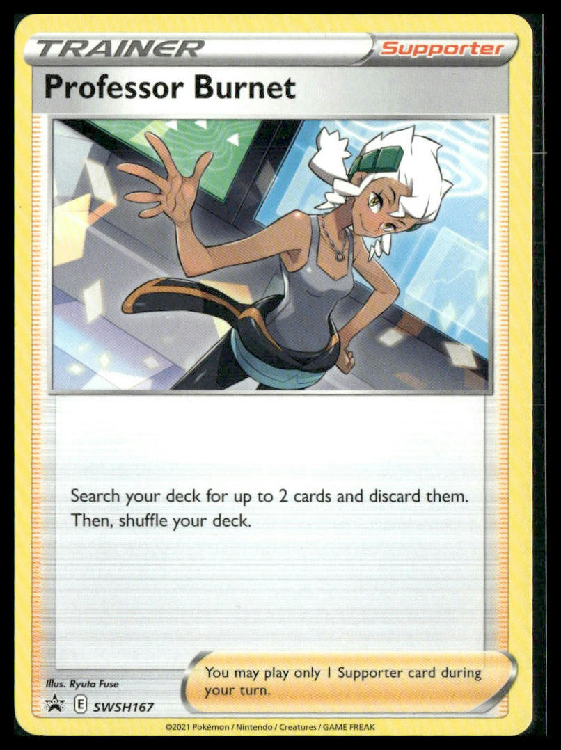 Professor Burnet #SWSH167 Sword & Shield Promo Cards LP
