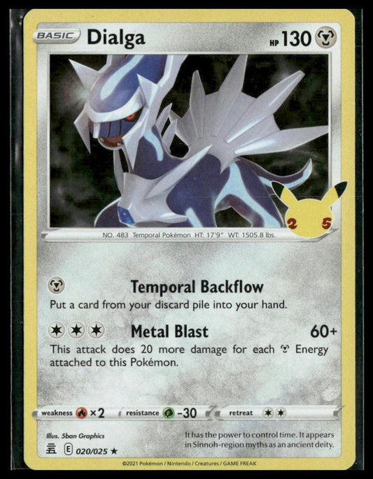 Dialga #020/025 Holo Celebrations NM