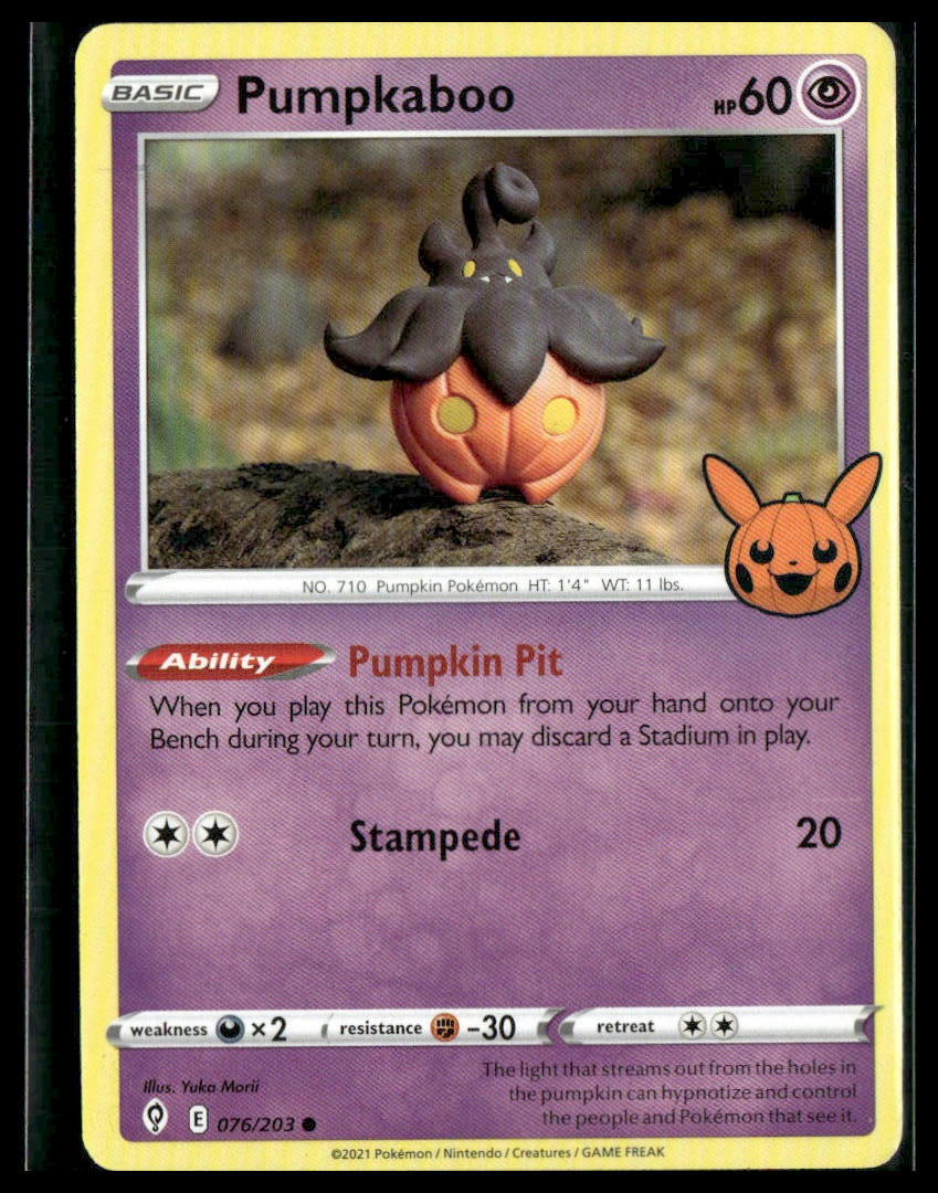 Pumpkaboo #076/203 Trick or Trade BOOster Bundle VLP