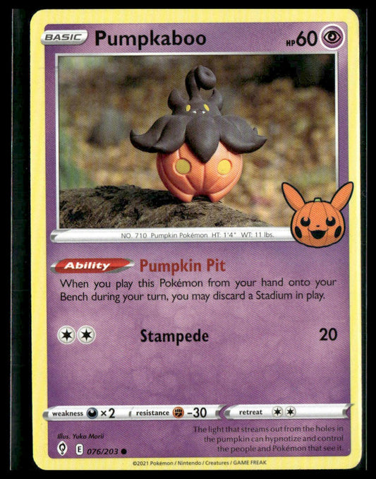 Pumpkaboo #076/203 Trick or Trade BOOster Bundle VLP