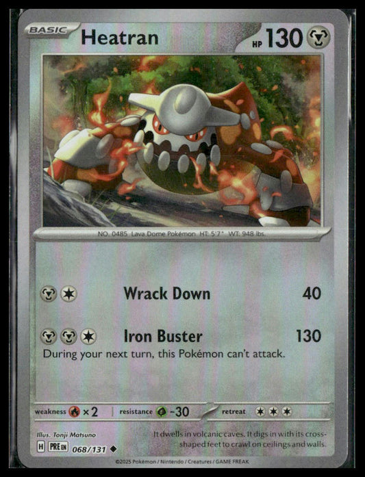 Heatran (Poke Ball) #068/131 Prismatic Evolutions NM