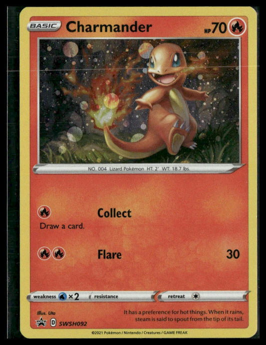 Charmander #SWSH092 Cosmos Holo Sword & Shield Promo Cards NM