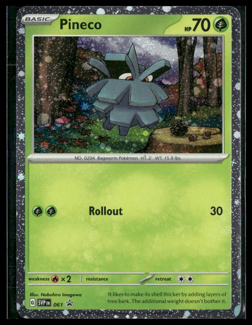 Pineco #061 Cosmos Holo Scarlet & Violet Promo Cards NM