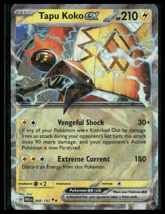 Tapu Koko ex #068/182 Paradox Rift NM