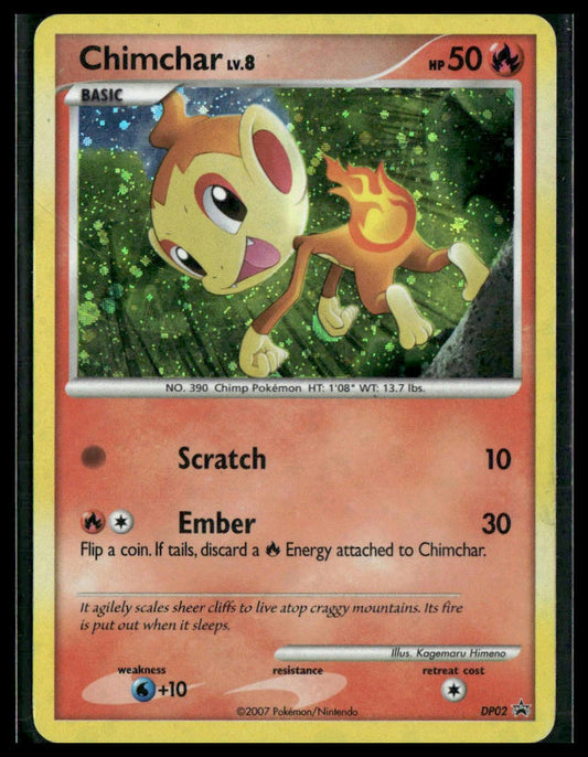 Chimchar #DP02 Holo Diamond and Pearl Promos MP