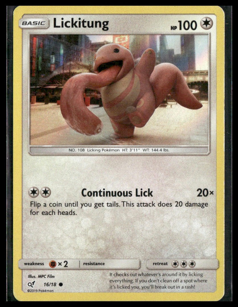 Lickitung (Holo Common) #16/18 Detective Pikachu LP