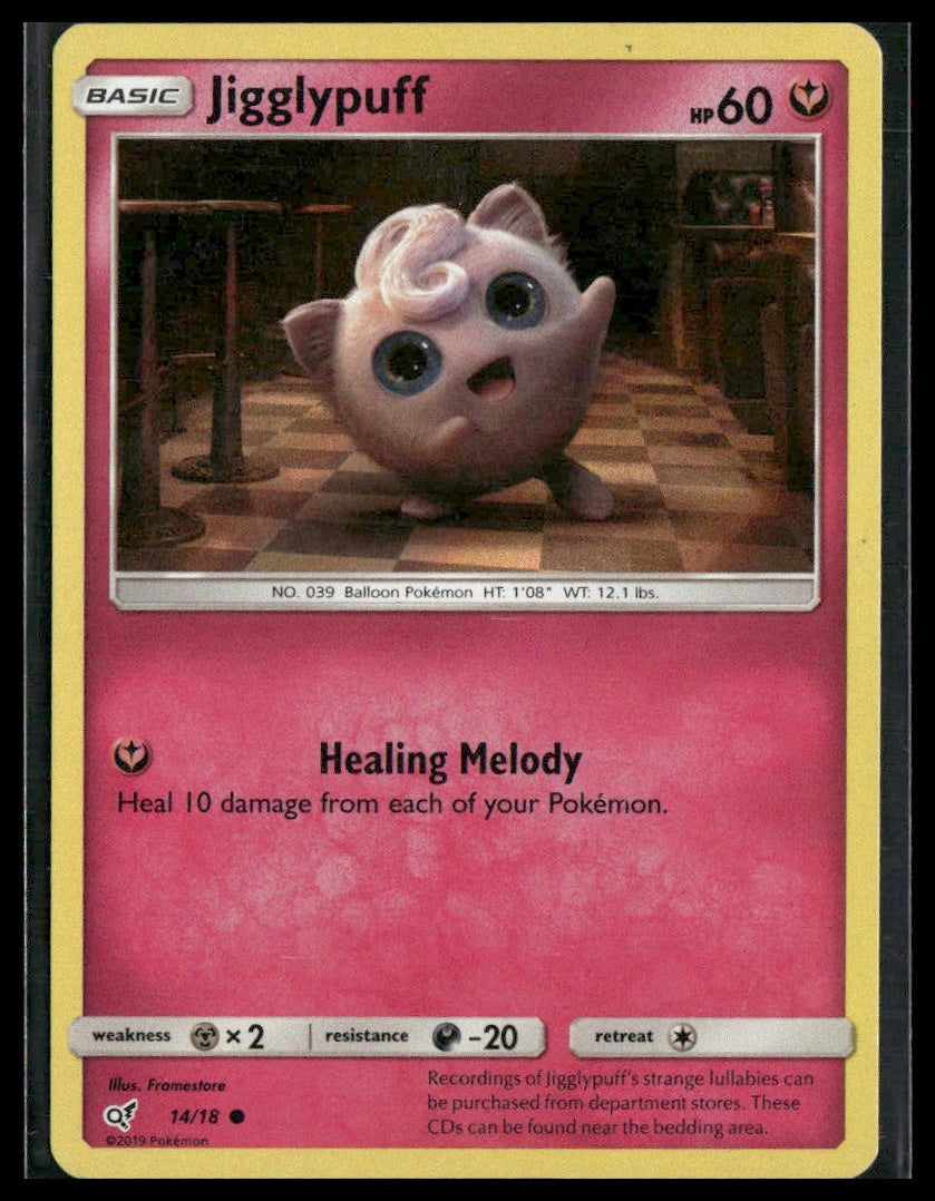 Jigglypuff (Holo Common) #14/18 Detective Pikachu LP