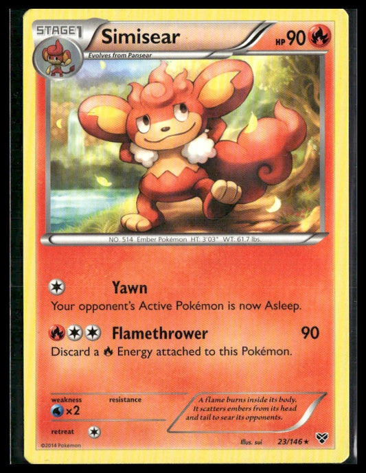 Simisear #23/146 XY Base Set LP
