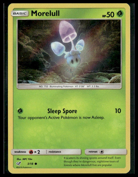 Morelull (Holo Common) #3/18 Detective Pikachu NM