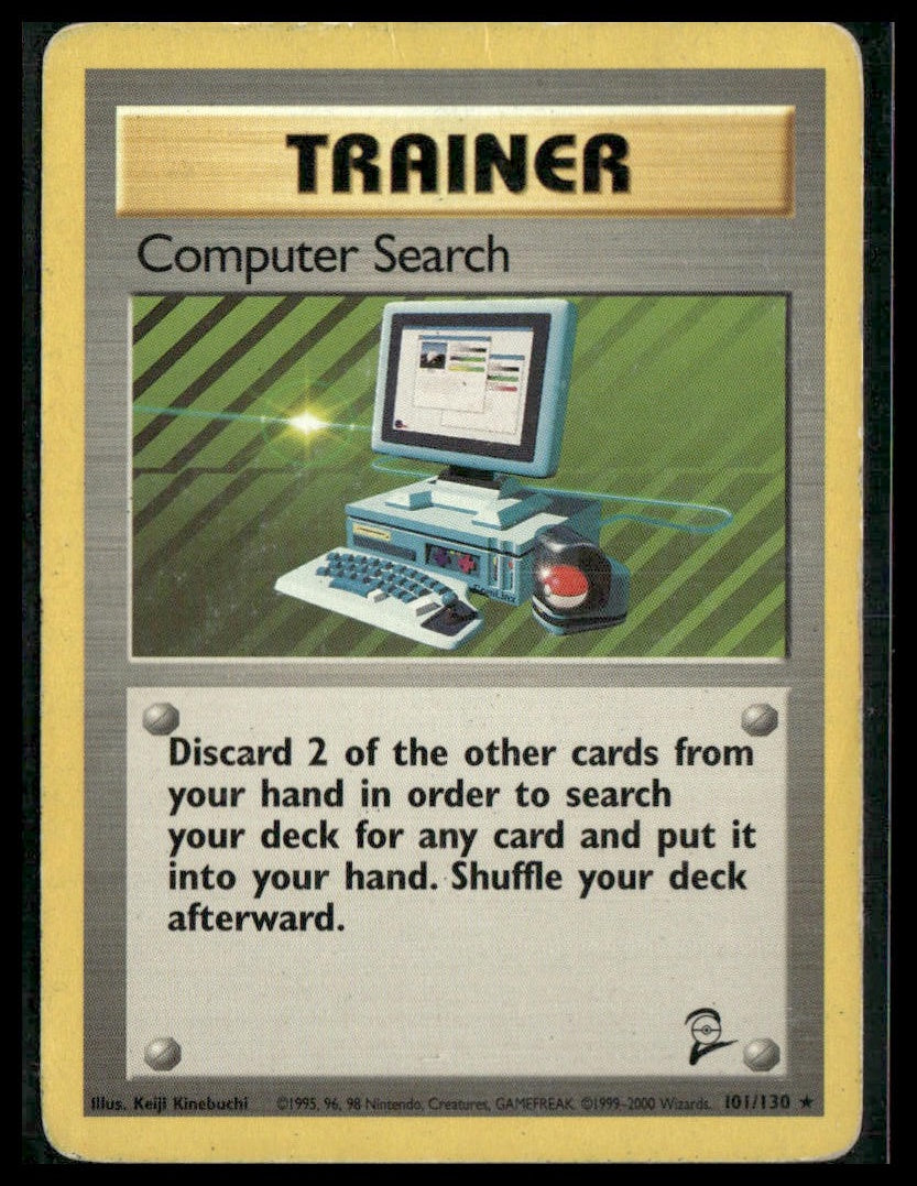 Computer Search #101/130 Base Set 2 HP