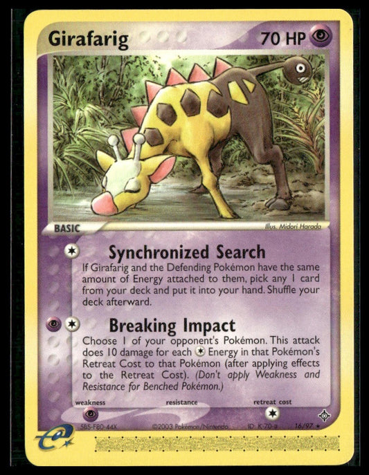 Girafarig #16/97 Dragon LP