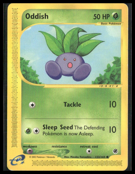 Oddish #122/165 CREASE Expedition MP