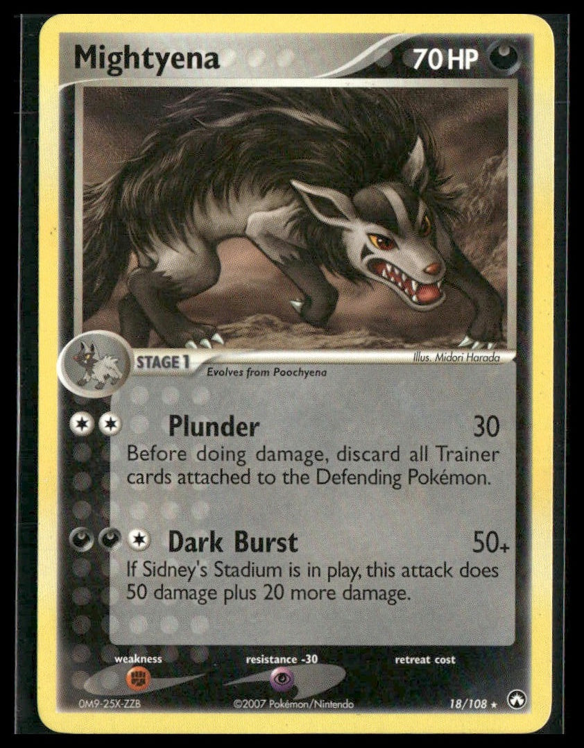 Mightyena #18/108 Power Keepers MP