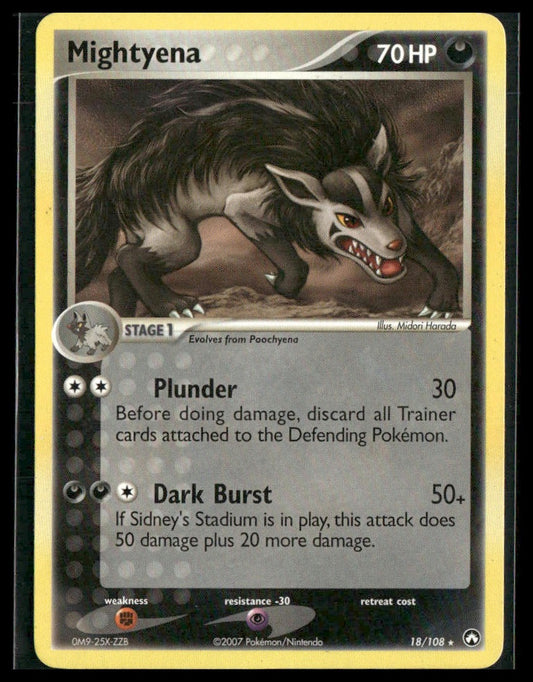 Mightyena #18/108 Power Keepers MP