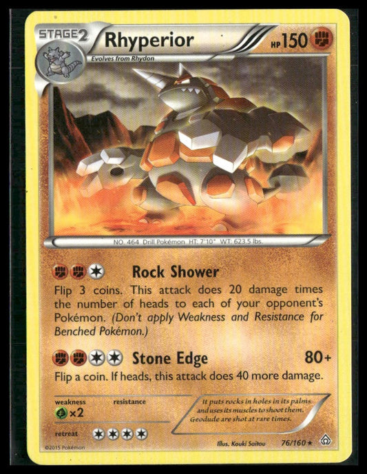 Rhyperior #76/160 XY - Primal Clash MP