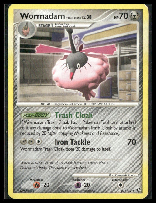 Wormadam Trash Cloak #43/132 Secret Wonders MP