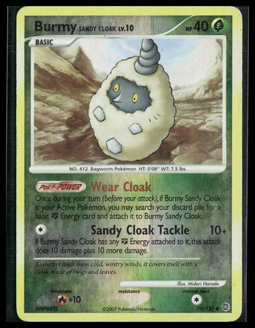 Burmy Sandy Cloak #79/132 Reverse Holo Secret Wonders MP