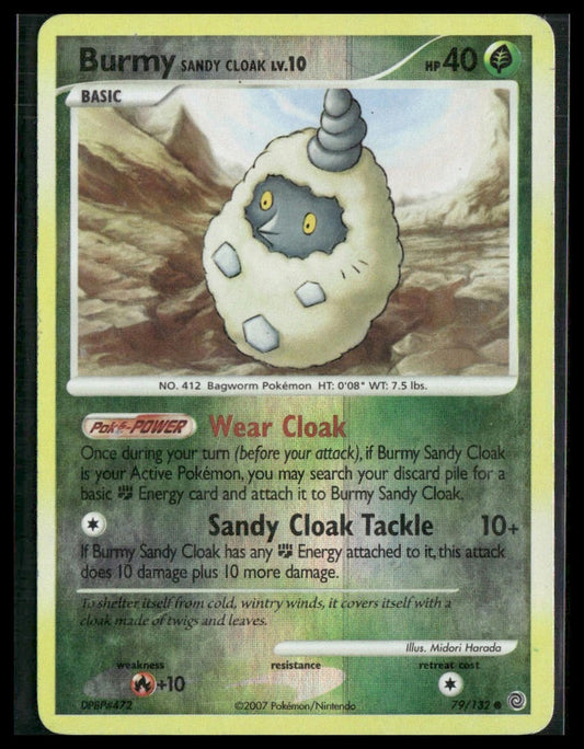 Burmy Sandy Cloak #79/132 Reverse Holo Secret Wonders MP