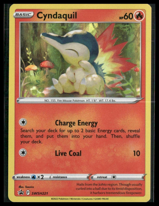 Cyndaquil #SWSH221 Sword & Shield Promo Cards NM