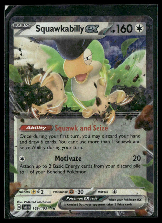 Squawkabilly ex #169/193 Paldea Evolved NM