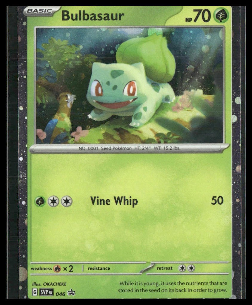 Bulbasaur #046 Cosmos Holo Scarlet & Violet Promo Cards NM