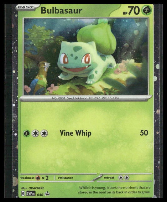 Bulbasaur #046 Cosmos Holo Scarlet & Violet Promo Cards NM