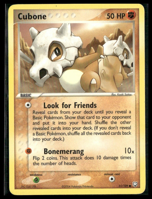Cubone #51/109 Team Rocket Returns LP