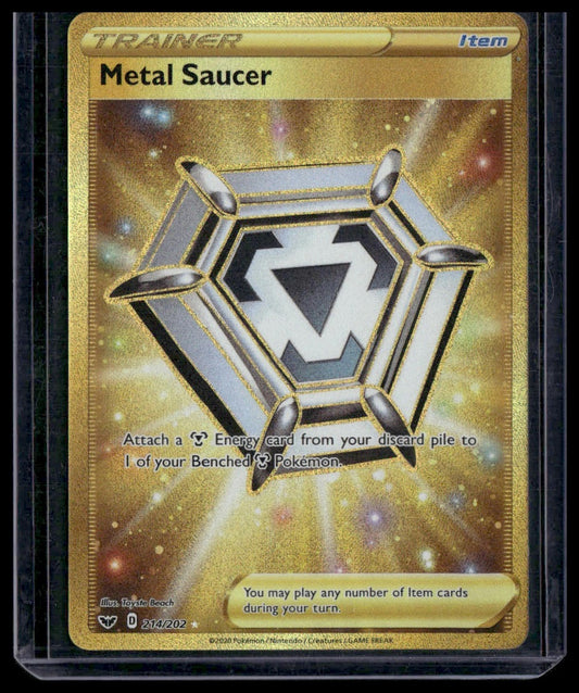 Metal Saucer (Secret) #214/202 Sword & Shield Base Set NM