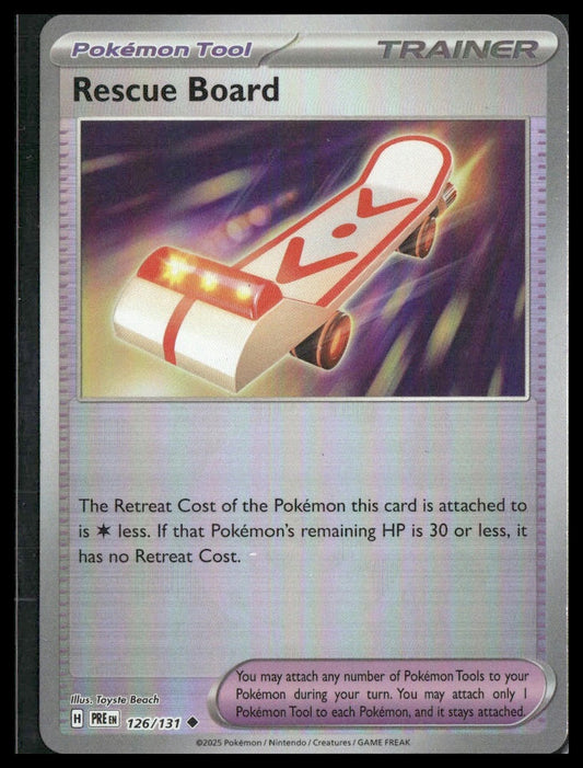 Rescue Board (Poke Ball) #126/131 Prismatic Evolutions NM