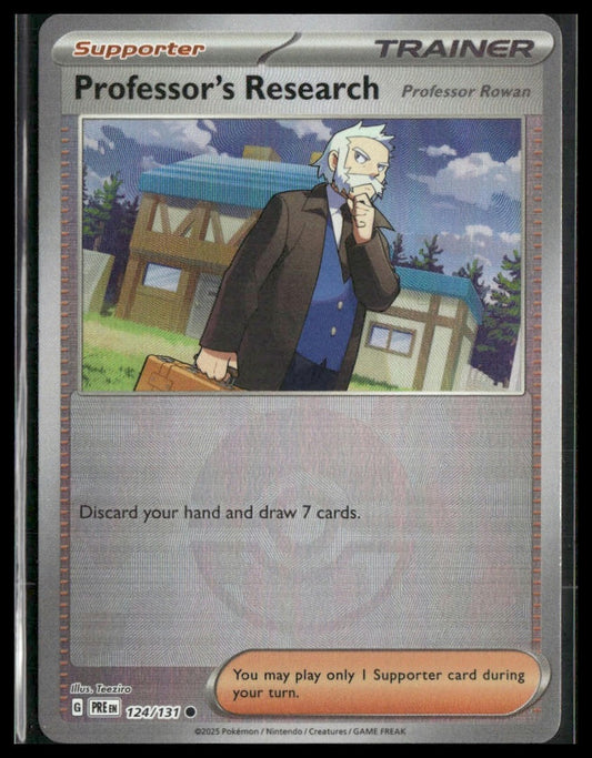 Professor's Research (Poke Ball) #124/131 Prismatic Evolutions NM