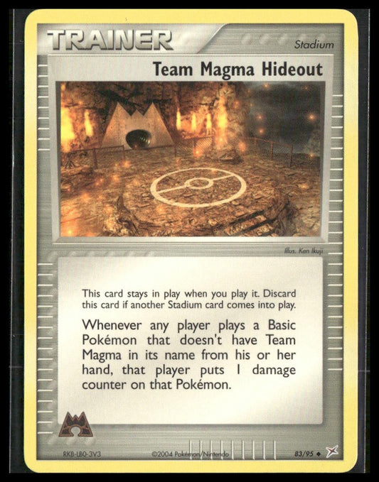 Team Magma Hideout #83/95 Team Magma vs Team Aqua VLP