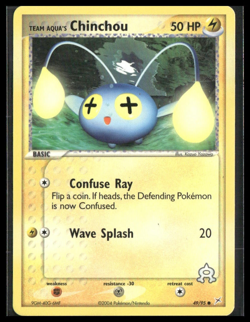 Team Aqua's Chinchou #49/95 Team Magma vs Team Aqua LP