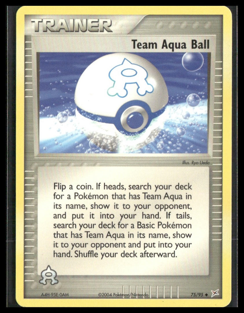 Team Aqua Ball #75/95 Team Magma vs Team Aqua LP