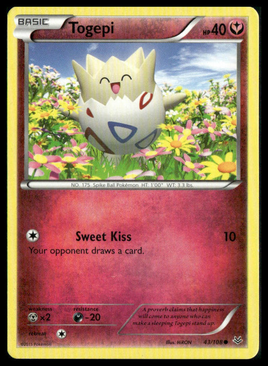 Togepi #43/108 Roaring Skies VLP
