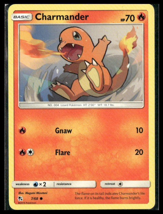 Charmander #7/68 Hidden Fates LP