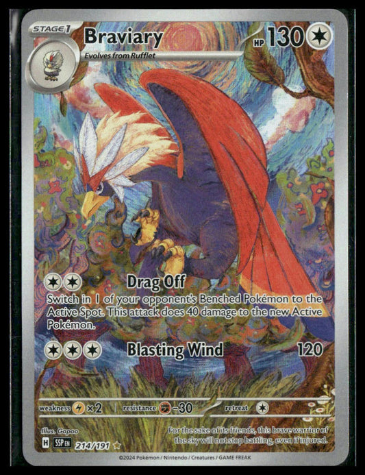 Braviary #214/191 Surging Sparks NM