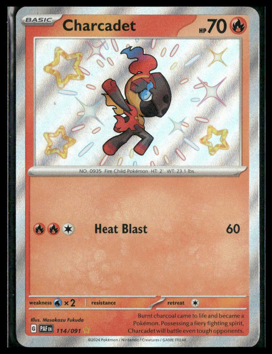 Charcadet #114/091 Paldean Fates NM