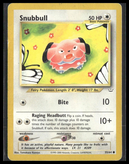 Snubbull #55/64 Neo Revelation MP/HP